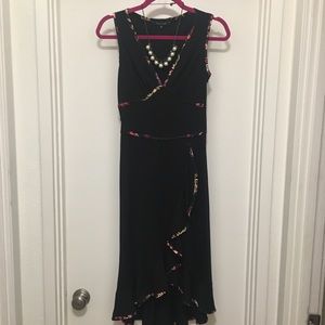 Dress Black W/Pretty Edging and Ruffle